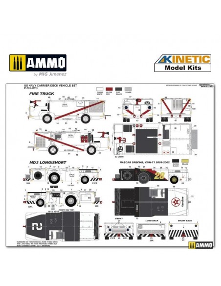 Set Equipo de Apoyo Terrestre de la Marina de los EE.UU. Con Tractor STT