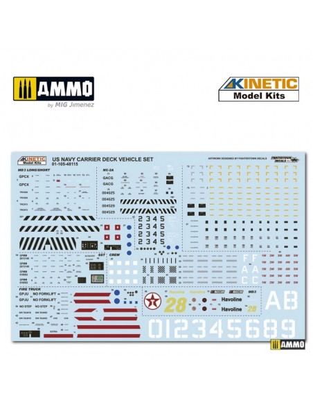 Set Equipo de Apoyo Terrestre de la Marina de los EE.UU. Con Tractor STT
