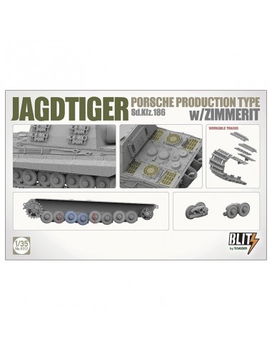 Jagdtiger Sd.Kfz.186 Tipo Producción Porsche...