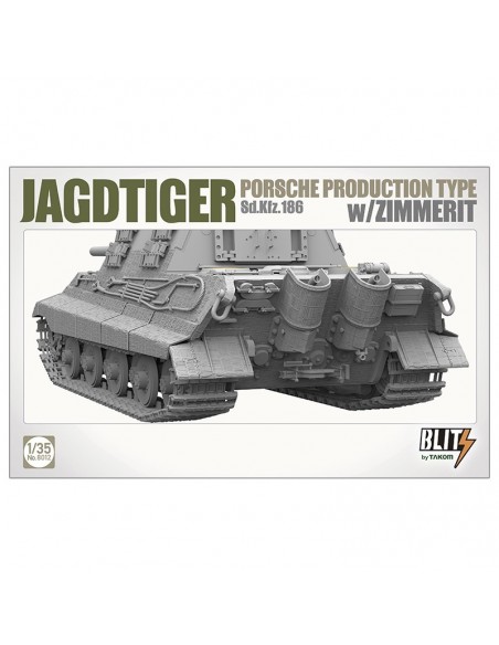 Jagdtiger Sd.Kfz.186 Tipo Producción Porsche con Zimmerit