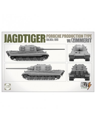Jagdtiger Sd.Kfz.186 Tipo Producción Porsche...