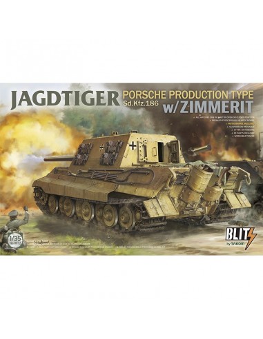 Jagdtiger Sd.Kfz.186 Tipo Producción Porsche...