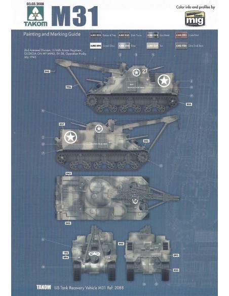 Vehículo de Recuperación de Tanques de EE.UU. M31