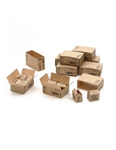 RACIONES CARTONS US WWII 1/35