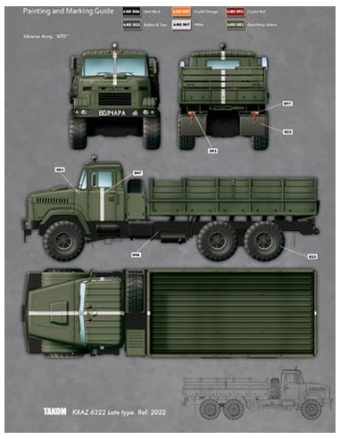 Ukraine KrAZ-6322