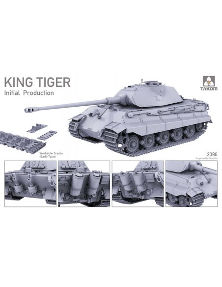King Tiger Producción Inicial Tanque Pesado Alemán de la Segunda Guerra Mundial