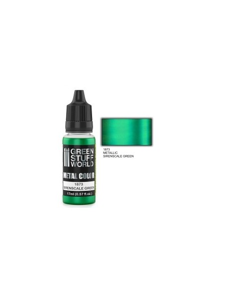 PINTURA METÁLICA SIRENSCALE GREEN