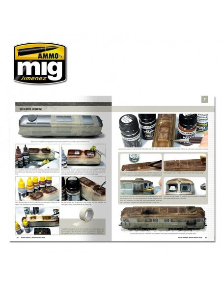 MODELLING SCHOOL - MODELISMO FERROVIARIO: PINTANDO TRENES REALISTAS (CASTELLANO)