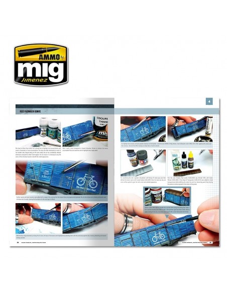 MODELLING SCHOOL - MODELISMO FERROVIARIO: PINTANDO TRENES REALISTAS (CASTELLANO)