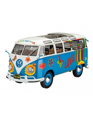 VW T1 Samba Bus Flower Power