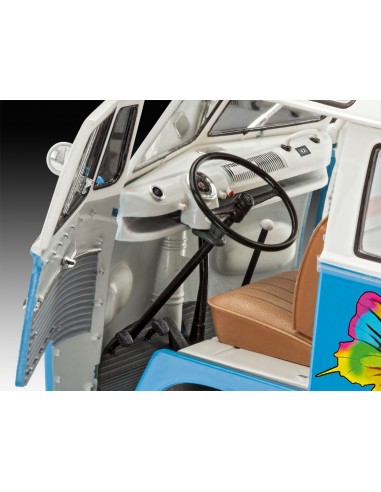 VW T1 Samba Bus Flower Power