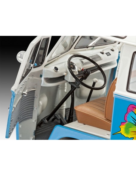 VW T1 Samba Bus Flower Power