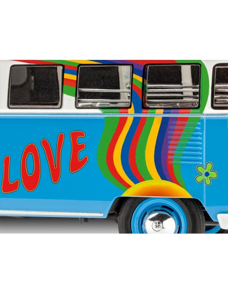 VW T1 Samba Bus Flower Power