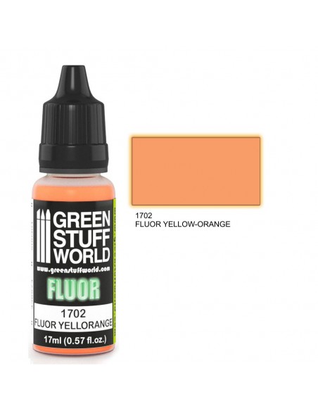 PINTURA FLÚOR AMARILLO-NARANJA