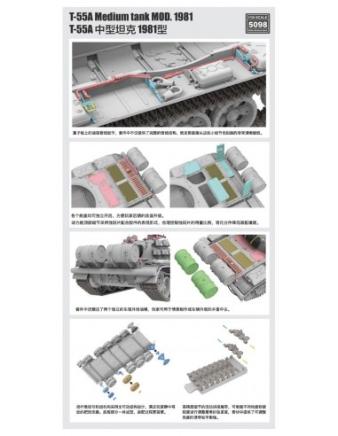 T-55A Medium Tank Mod. 1981 (With Workable...
