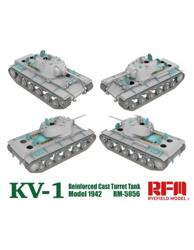 KV-1 Reinforced Cast Turret Tank Model 1942...