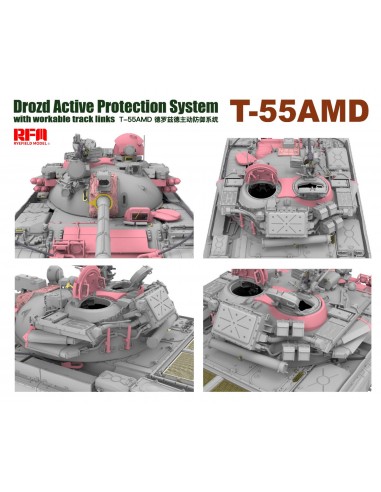 T-55AMD Drozd Active Protection System (With...