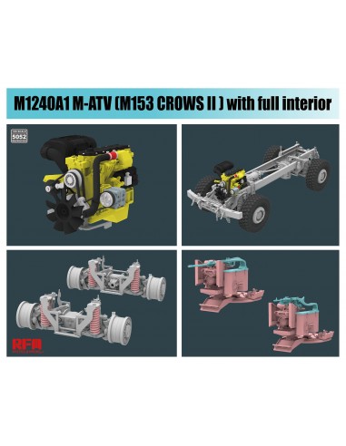 M1240A1 M-ATV M153 CROWS II with Full Interior Kit