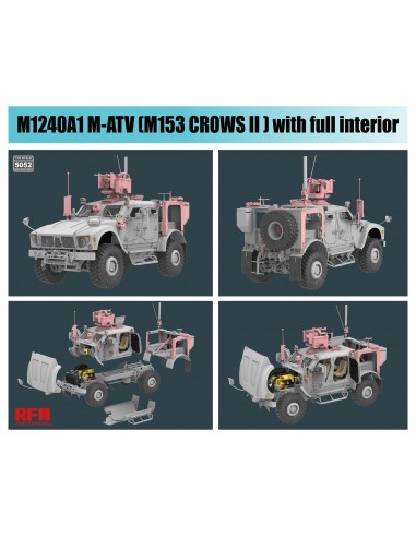 M1240A1 M-ATV M153 CROWS II with Full Interior Kit