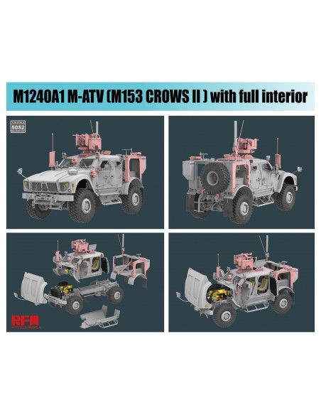 M1240A1 M-ATV M153 CROWS II with Full Interior Kit