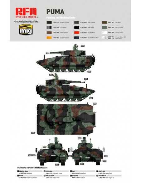 German Schutzenpanzer PUMA with workable track links