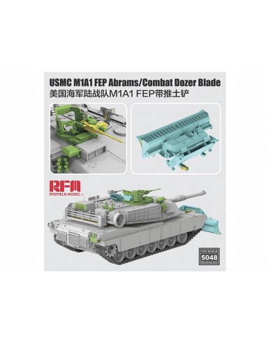 M1 Abrams tank with Bulldozer blade