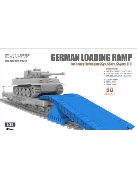 kit of a Loading Ramp for flatcars.