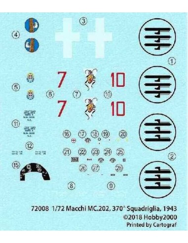 Macchi MC.202 Folgore 370 Squadriglia, Italy 1943