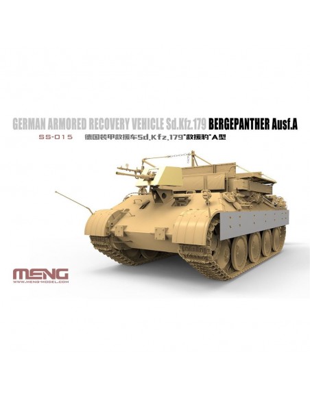 German Armored Recovery Vehicle Sd.Kfz.179 Bergepanther Ausf.A
