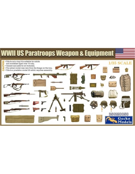 WWII US Paratroops Weapon & Equipment