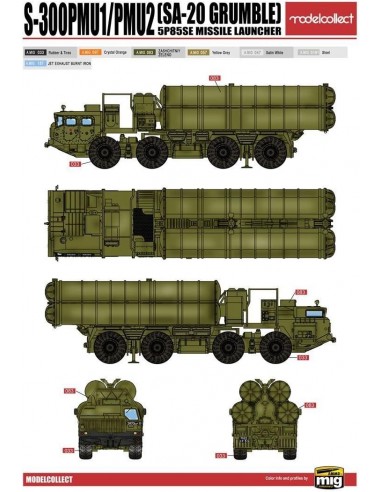 S-300 PMU1/PMU2 SA-20 Grumble 5p85se missile...