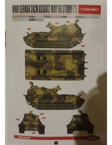 WWII German 38cm Assault Mortar Sturm E75