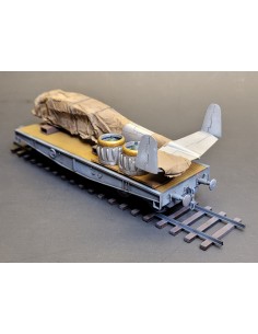 German Railway Schwerer Plattformwagen Type SSys 1+1 (2... 2