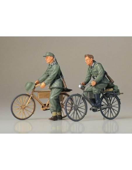 German Soldiers with Bicycles