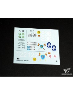 US Medium tank M47 E/M 2 in 1 con calcas Españolas 2