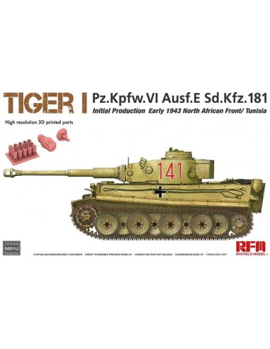 Tiger I Pz.Kpfw.VI Ausf.E Sd.Kfz.181 Initial Production Early 1943 North African Front / Tunisia