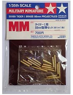 Tiger I Brass 88mm Projectiles