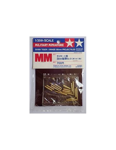 Tiger I Brass 88mm Projectiles