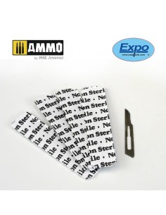 PAQUETE DE HOJAS DE BISTURÍ N° 15 2