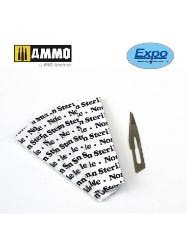 PAQUETE DE HOJAS DE BISTURÍ N° 11