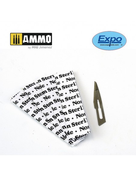 PAQUETE DE HOJAS DE BISTURÍ N° 11