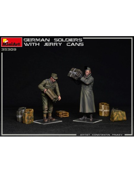 German Soldiers with Jerry Cans
