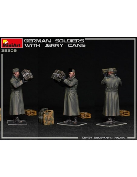 German Soldiers with Jerry Cans