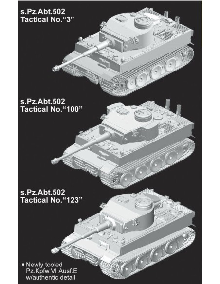 Pz.Kpfw. VI Ausf. E Tiger I Initial Production s.Pz.Abt. 502 Leningrad Region 1942/3