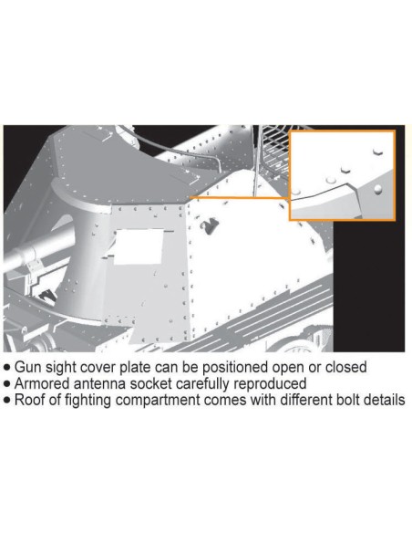 Sd.Kfz.138 Panzerjäger 38 para 7,5 cm PaK40/3 Ausf.H Marder III H