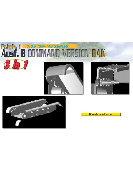 PzKpfw I Kleiner Panzerbefehlwagen I (Sd.Kfz. 265), 3 in 1