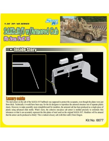Sd.Kfz.10/5 w/Armor Cab fur 2cm FlaK 38