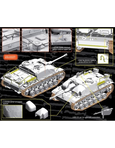 StuG.III Ausf.G Concrete Armored w/Zimmerit
