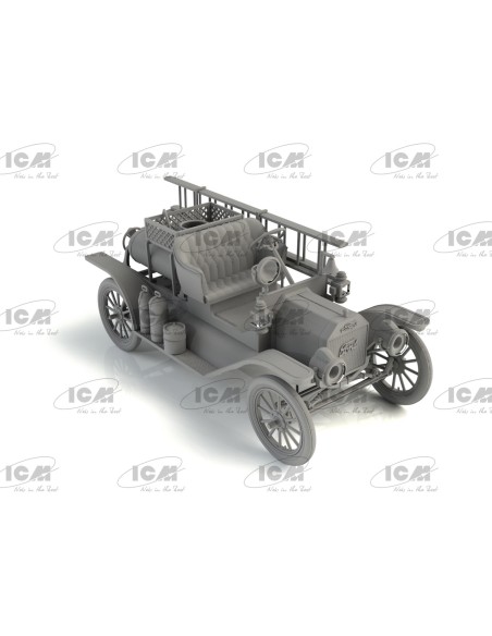 Model T 1914 Fire Truck with Crew