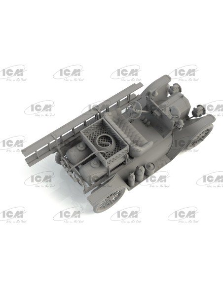 Model T 1914 Fire Truck with Crew